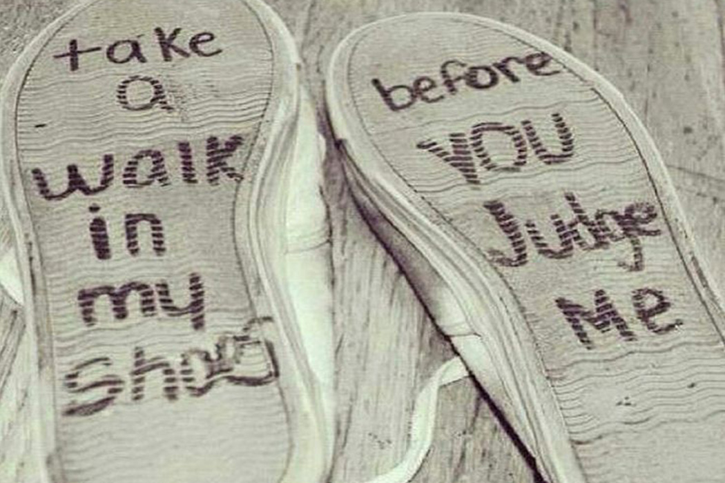 Be in my shoes. Walking in my shoes тату. walk a mile in my shoes.